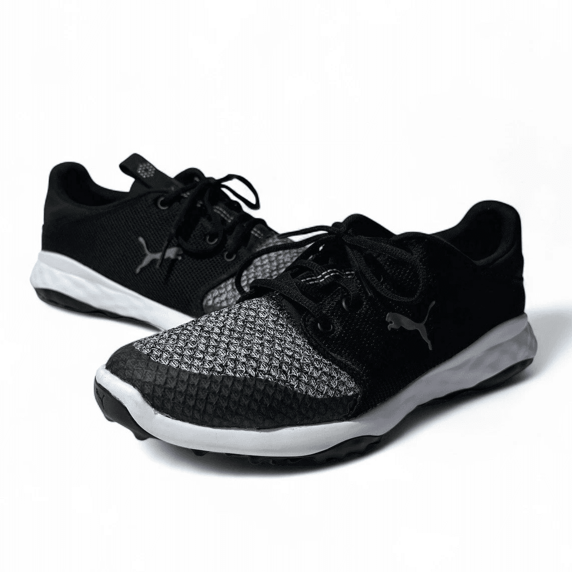 Puma Grip Fusion Sport Running Shoes Black & White